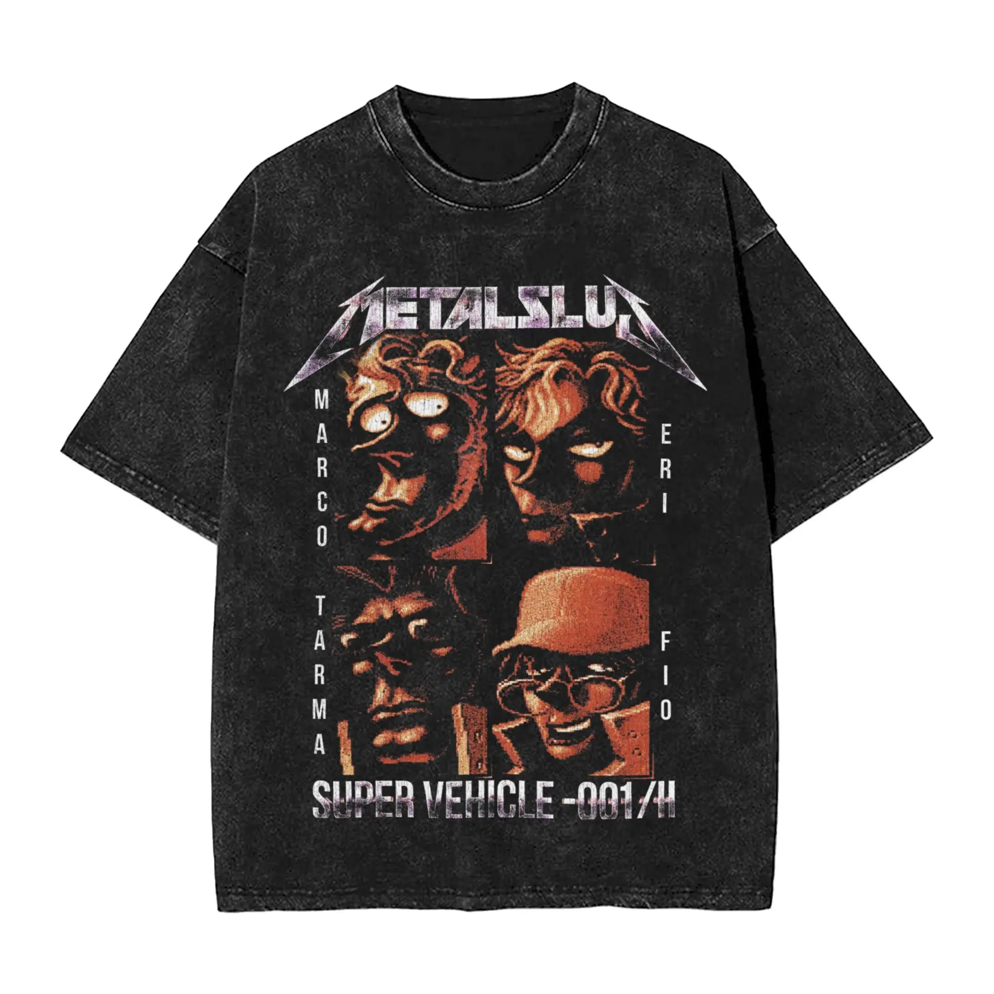 Harajuku Washed Shirt Heavy Metal Slug game Outfit Vintage T-Shirts Oversize Streetwear Short Sleeve Summer Tee Shirt
Harajuku Washed Shirt Heavy Metal Slug game Outfit Vintage T-Shirts Oversize Streetwear Short Sleeve Summer Tee Shirt