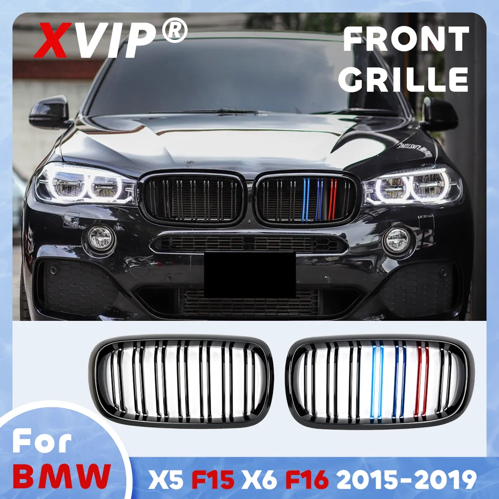 XVIP Glossy M-Color Double Line Style Front Bumper Grille For BMW X5 X6 2014-2019
XVIP Glossy M-Color Double Line Style Front Bumper Grille For BMW X5 X6 2014-2019