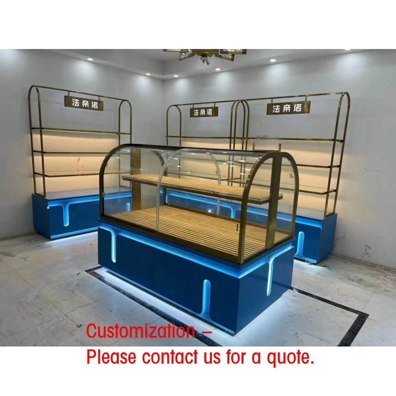 custom.Commercial Japanese Bakery Display LED Large Bread Cake Display Cabinet Mall Use Glass Back Wooden Construction
custom.Commercial Japanese Bakery Display LED Large Bread Cake Display Cabinet Mall Use Glass Back Wooden Construction