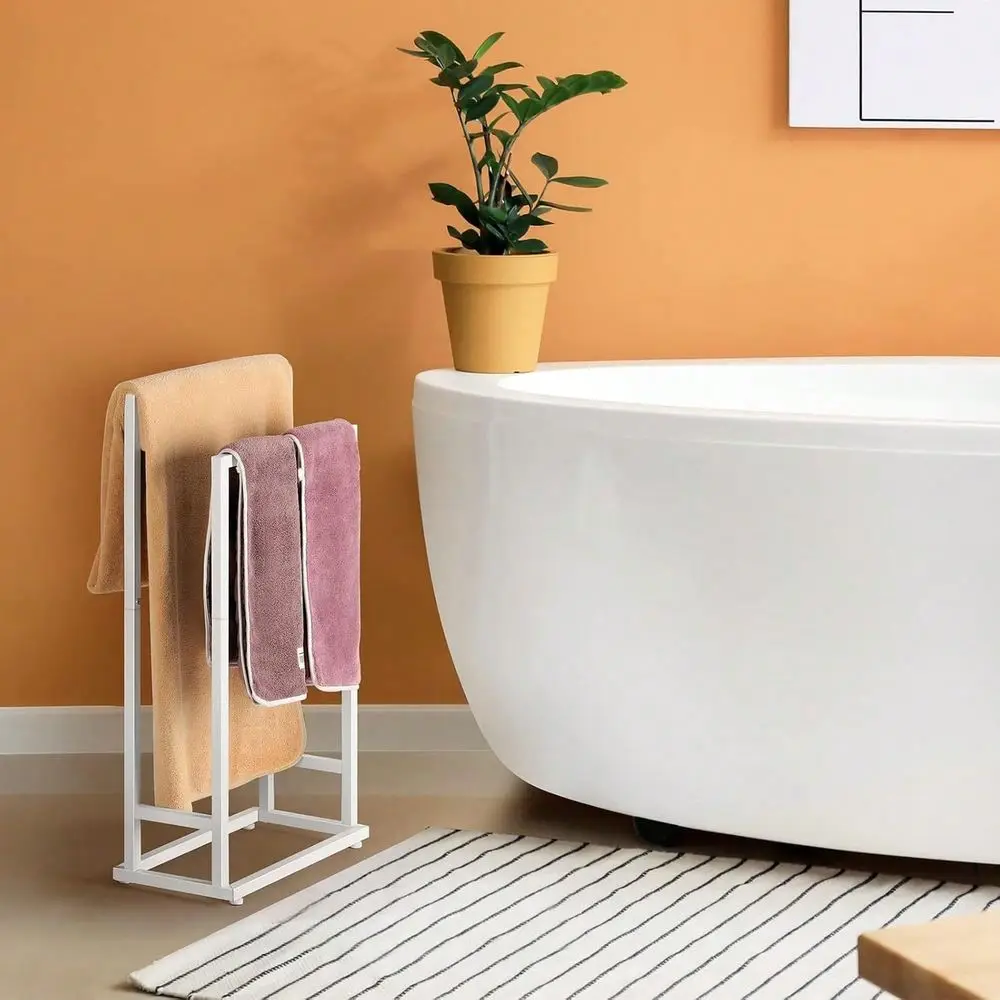 Towel Racks For Bathroom 2 Tier Hand Towel Drying Rack Metal Blanket Towel Holder Stand For Bedroom Indoor Outdoor Pool Small B
Towel Racks For Bathroom 2 Tier Hand Towel Drying Rack Metal Blanket Towel Holder Stand For Bedroom Indoor Outdoor Pool Small B