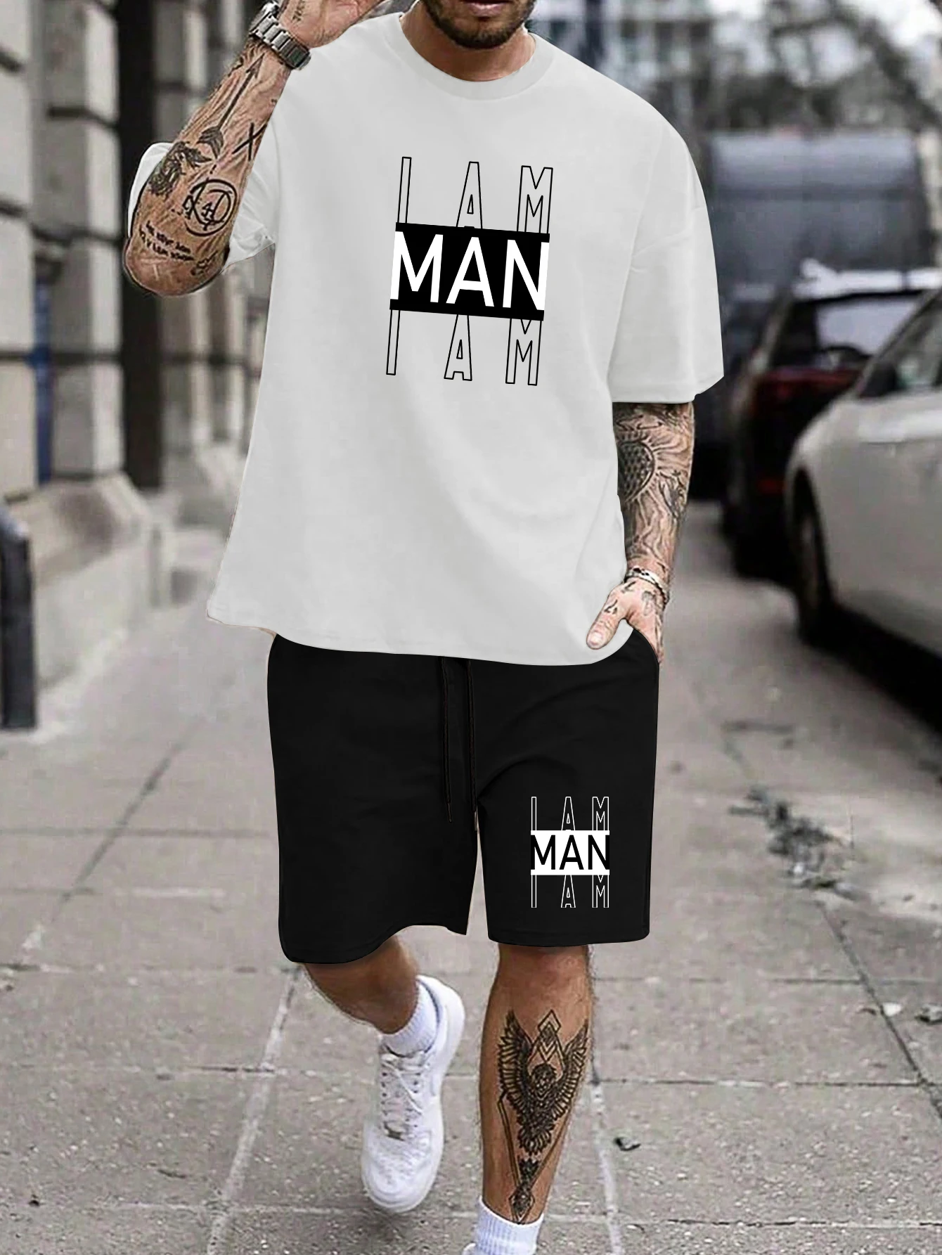 Men's I Am Man Letter Graphic Shorts Minimalist Streetwear Drawstring Quick Dry Summer Casual Sports Short Pants
Men's I Am Man Letter Graphic Shorts Minimalist Streetwear Drawstring Quick Dry Summer Casual Sports Short Pants