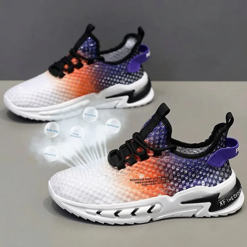 Men's Breathable Mesh Shoes Quick Dry Hollow out Design for Beach Outdoor Sports And Water Activities Summer New Arrival
Men's Breathable Mesh Shoes Quick Dry Hollow out Design for Beach Outdoor Sports And Water Activities Summer New Arrival