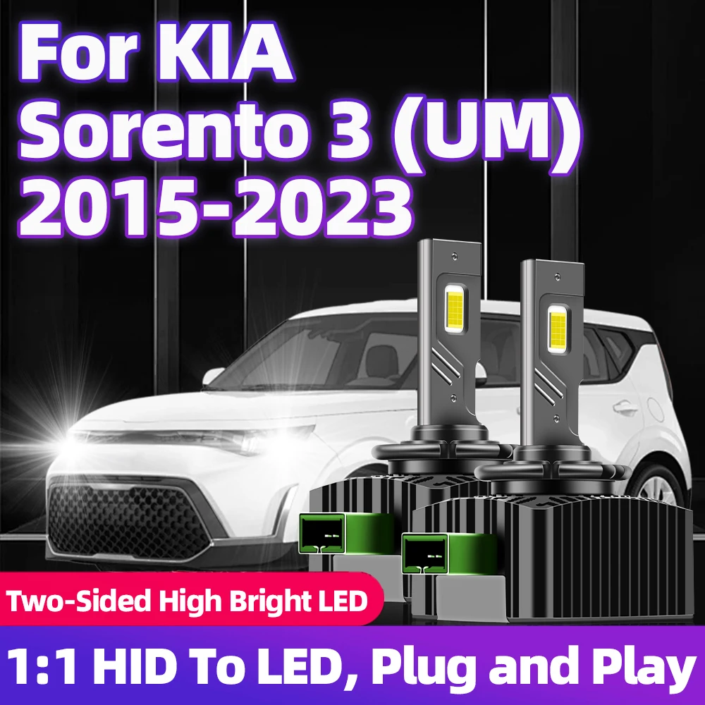 Светодиодная фара HID D3S для двусторонней 3570 CSP Canbus 6000K Автомобильная лампа для KIA Sorento 3 (UM) 2015 2016 2017 2018 2019 2020-2023
Светодиодная фара HID D3S для двусторонней 3570 CSP Canbus 6000K Автомобильная лампа для KIA Sorento 3 (UM) 2015 2016 2017 2018 2019 2020-2023