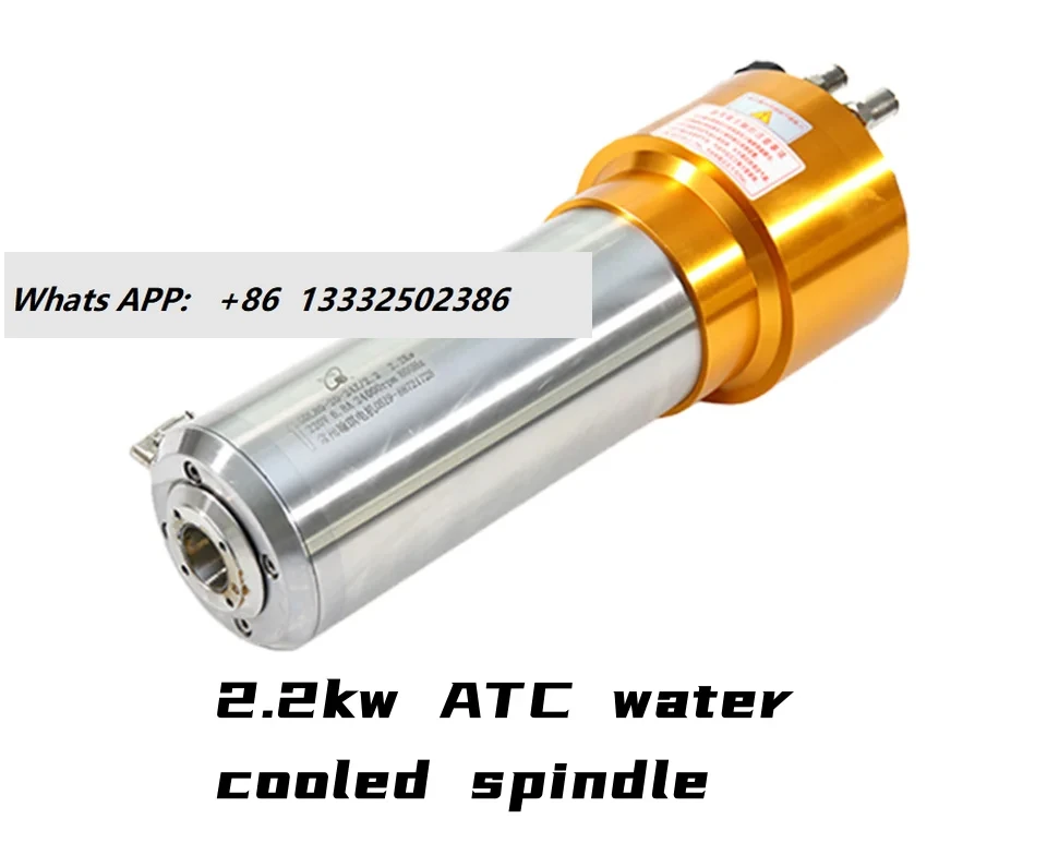 ATC 2.2kw 220V GDL80-20-24z/2.2 ISO20 Tool Holder Water Cooled Auto Tool Change Spindle For CNC Metal Processing High Precision
ATC 2.2kw 220V GDL80-20-24z/2.2 ISO20 Tool Holder Water Cooled Auto Tool Change Spindle For CNC Metal Processing High Precision
