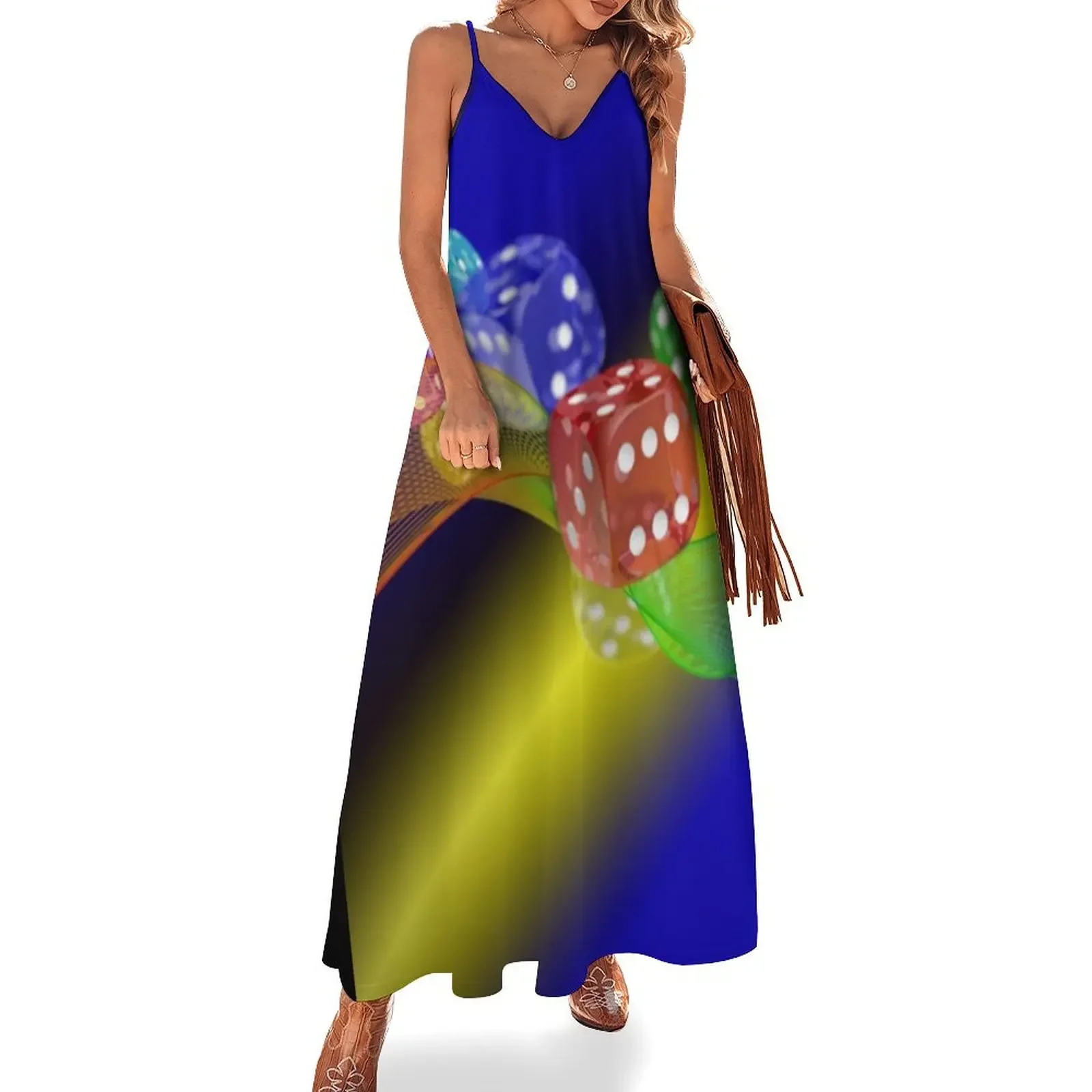 Dice in gradient Sleeveless Dress summer dress woman 2025 dresses for women 2025
Dice in gradient Sleeveless Dress summer dress woman 2025 dresses for women 2025