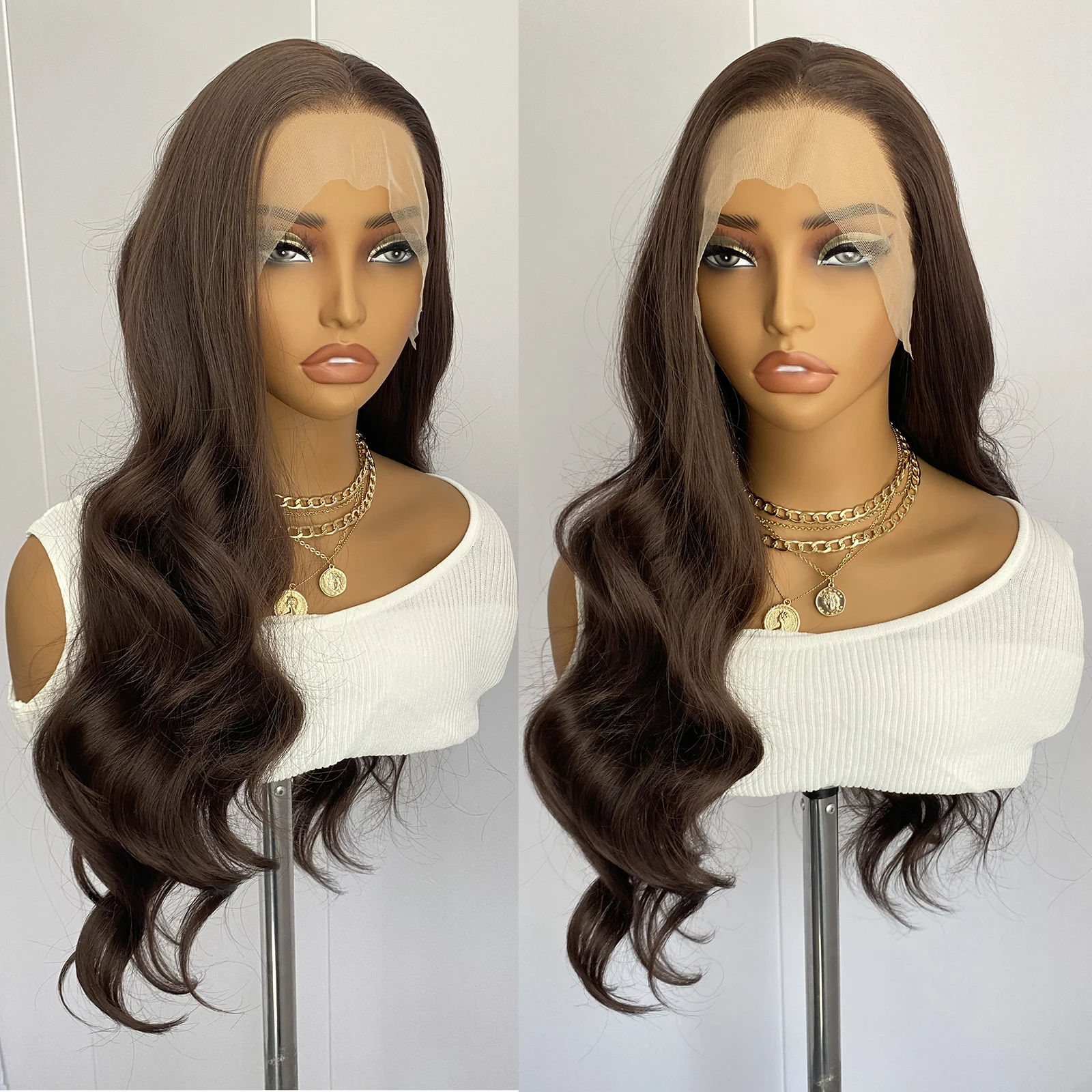 Коричневый парик фронта шнурка для женщин 13x4 Длинные объемные волны парики для женщин Бесклеевые синтетические волосы Ежедневное использование Косплей Костюм Парик для вечеринки
Коричневый парик фронта шнурка для женщин 13x4 Длинные объемные волны парики для женщин Бесклеевые синтетические волосы Ежедневное использование Косплей Костюм Парик для вечеринки