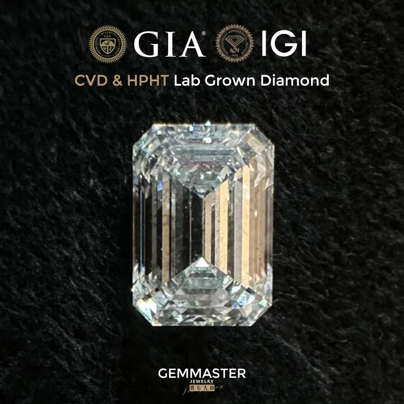 Emerald Cut Laboratory Diamond With GIA IGI certificate Wholesale of Diamond Factories D VVS Real Lab Grown Diamonds
Emerald Cut Laboratory Diamond With GIA IGI certificate Wholesale of Diamond Factories D VVS Real Lab Grown Diamonds