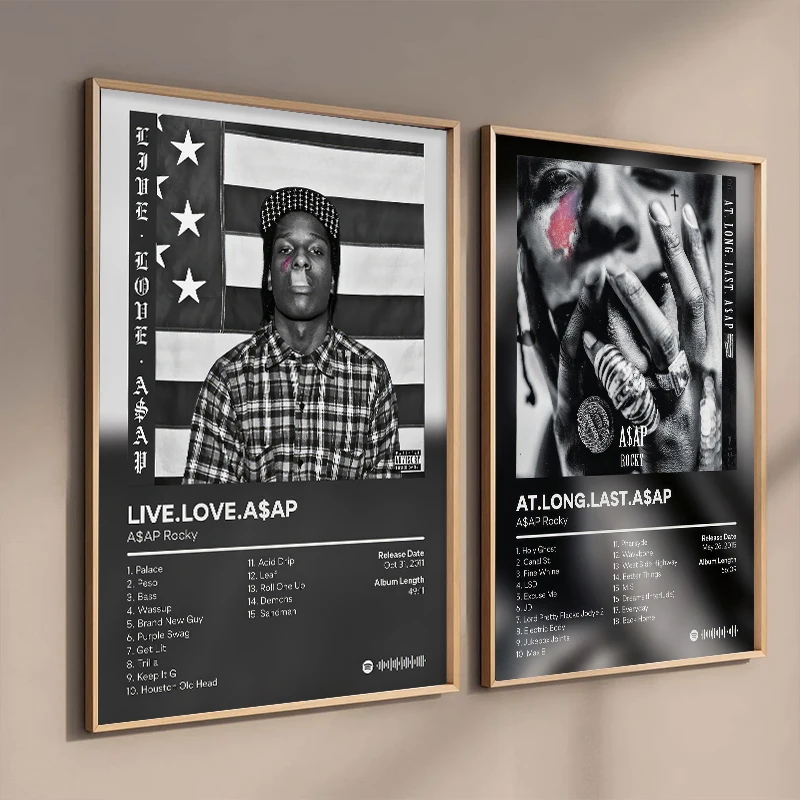 Pop Rap Music Album Cover Rocky Poster Aesthetic Rapper Hip Hop Rock Canvas Painting Living Room Home Decor Wall Art
Pop Rap Music Album Cover Rocky Poster Aesthetic Rapper Hip Hop Rock Canvas Painting Living Room Home Decor Wall Art