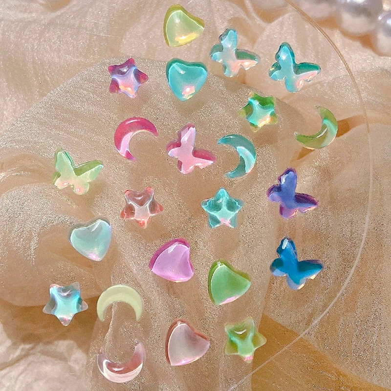 20PCS 3D Heart Butterfly Nail Art Moon Star Charms Accessories Flat Back Rhinestone Parts Nails Decoration Supplies Materials
20PCS 3D Heart Butterfly Nail Art Moon Star Charms Accessories Flat Back Rhinestone Parts Nails Decoration Supplies Materials