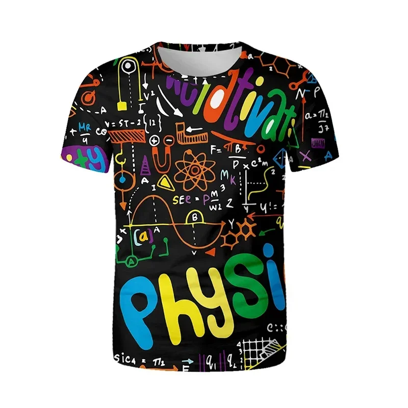 Summer Men's T-shirt Funny 3d Mathematical Printed Short Sleeve Tops Y2k Fashion Casual O-neck T Shirt Oversized Tee Shirts
Summer Men's T-shirt Funny 3d Mathematical Printed Short Sleeve Tops Y2k Fashion Casual O-neck T Shirt Oversized Tee Shirts