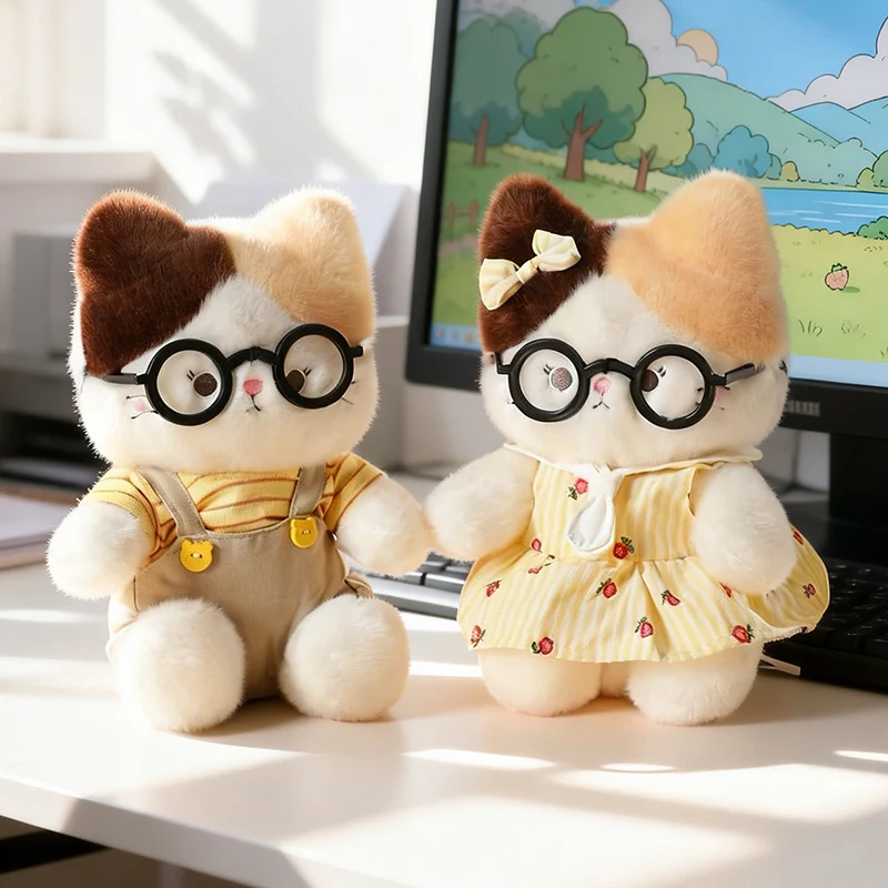 Eyeglass Cat Plush Toys Pudding Cat Adorable Kids Toys Soft Accompany Sleep Toy Kawaii Room Decor Toys Exquisite Birthday Gifts
Eyeglass Cat Plush Toys Pudding Cat Adorable Kids Toys Soft Accompany Sleep Toy Kawaii Room Decor Toys Exquisite Birthday Gifts