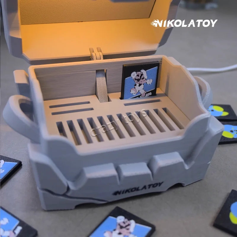 В наличии: Оригинальный NIKOLATOY Zelda Chest Breath of The Wild — коробка для хранения кассет с вибрацией и голосовым управлением, модель-украшение
В наличии: Оригинальный NIKOLATOY Zelda Chest Breath of The Wild — коробка для хранения кассет с вибрацией и голосовым управлением, модель-украшение