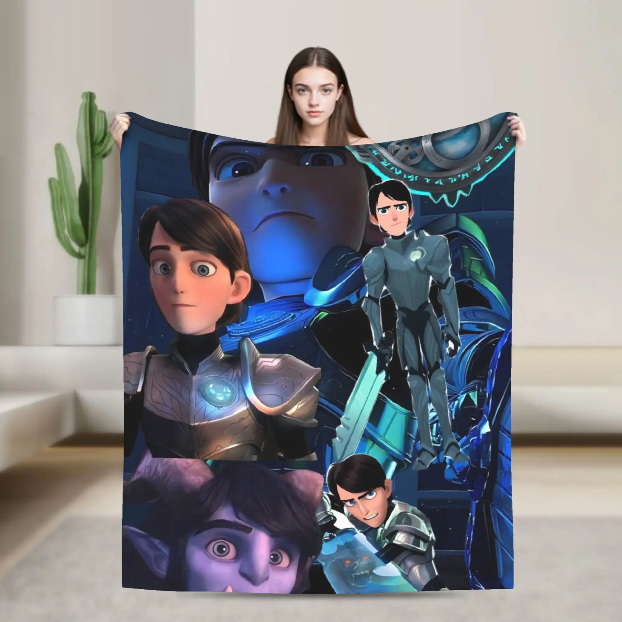 Trollhunters Tales Of Arcadia Soft Blanket Decorative Plush Throw Blanket Print Couch Chair Flannel Bedspread Sofa Bed Cover
Trollhunters Tales Of Arcadia Soft Blanket Decorative Plush Throw Blanket Print Couch Chair Flannel Bedspread Sofa Bed Cover