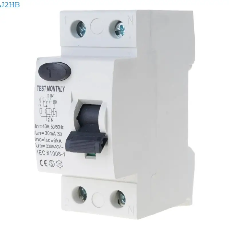 J2HB 2Pin 40A Din Earth Leakage Current Breaker Residual Current 30mA Residual Current Device Enduring
J2HB 2Pin 40A Din Earth Leakage Current Breaker Residual Current 30mA Residual Current Device Enduring