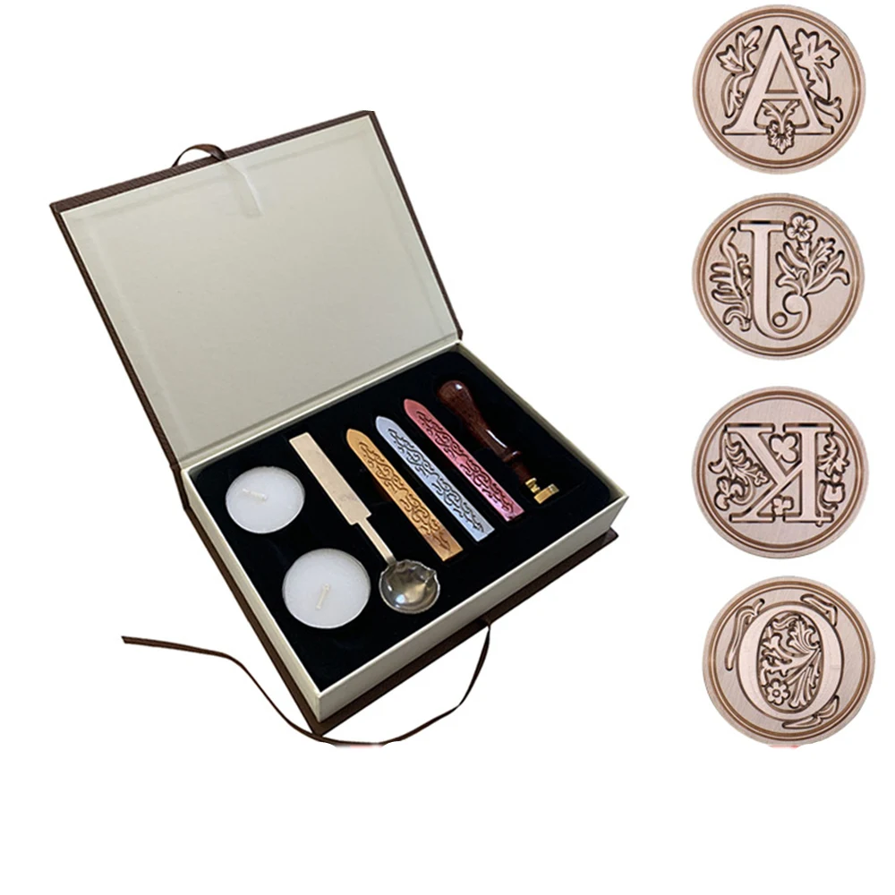 Alphabet Wax Seal Gift Box Set, Traditional Retro Letter Sealing Wax Stamps Wedding Invitations Envelope Scrapbooking DIY Stamp
Alphabet Wax Seal Gift Box Set, Traditional Retro Letter Sealing Wax Stamps Wedding Invitations Envelope Scrapbooking DIY Stamp