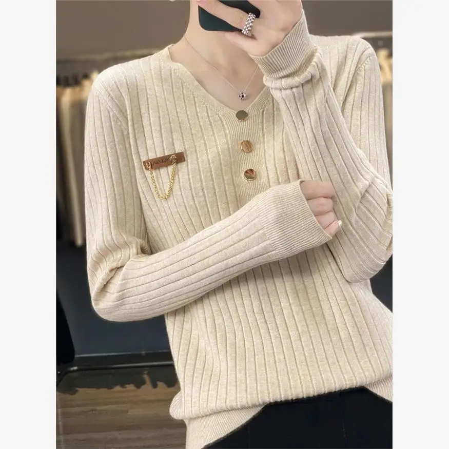 Ele V-Ne Трикотаж Свободный свитер для отера Индивидуальные увеличивающие рост тела из смеси хлопка из полиэстера
Ele V-Ne Трикотаж Свободный свитер для отера Индивидуальные увеличивающие рост тела из смеси хлопка из полиэстера