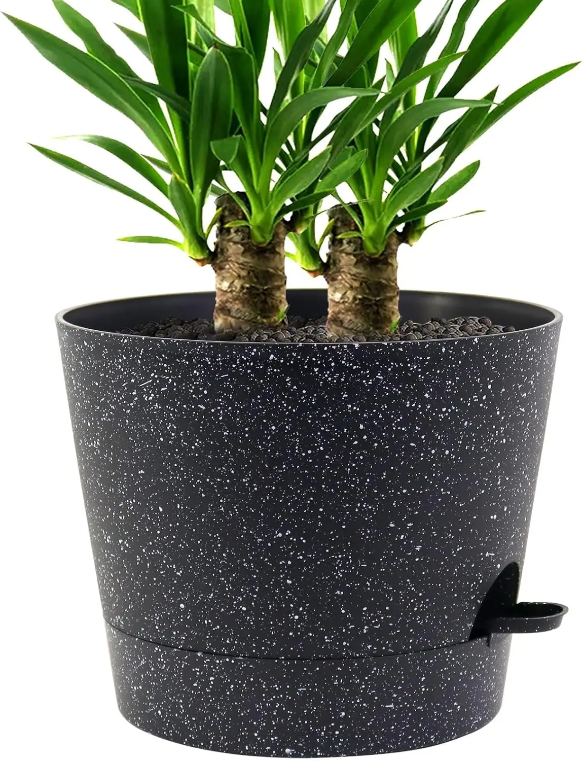 Self Watering Pots for Indoor Plants,12 inch Planters with Drainage Holes Plastic Flower Pots with Deep Reservoir, Black
Self Watering Pots for Indoor Plants,12 inch Planters with Drainage Holes Plastic Flower Pots with Deep Reservoir, Black