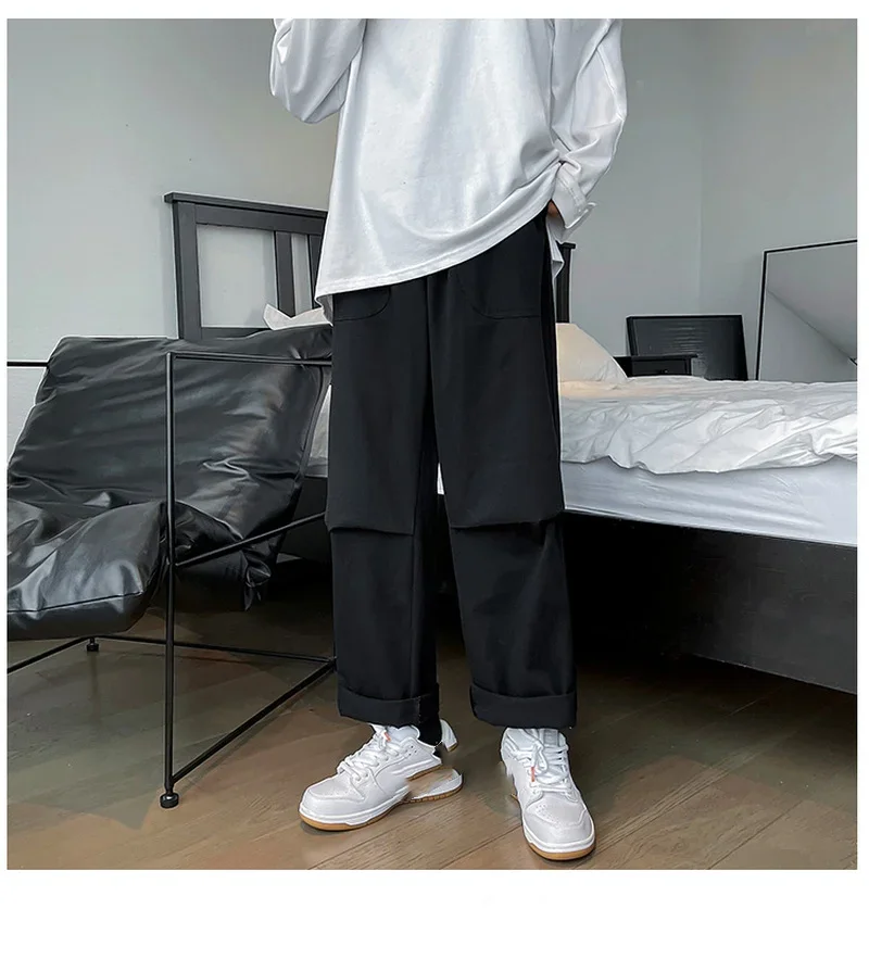 Wide Leg Mens Loose Pants Oversized Casual Fashion Streetwear Vintage Cargo Straight Trousers
Wide Leg Mens Loose Pants Oversized Casual Fashion Streetwear Vintage Cargo Straight Trousers