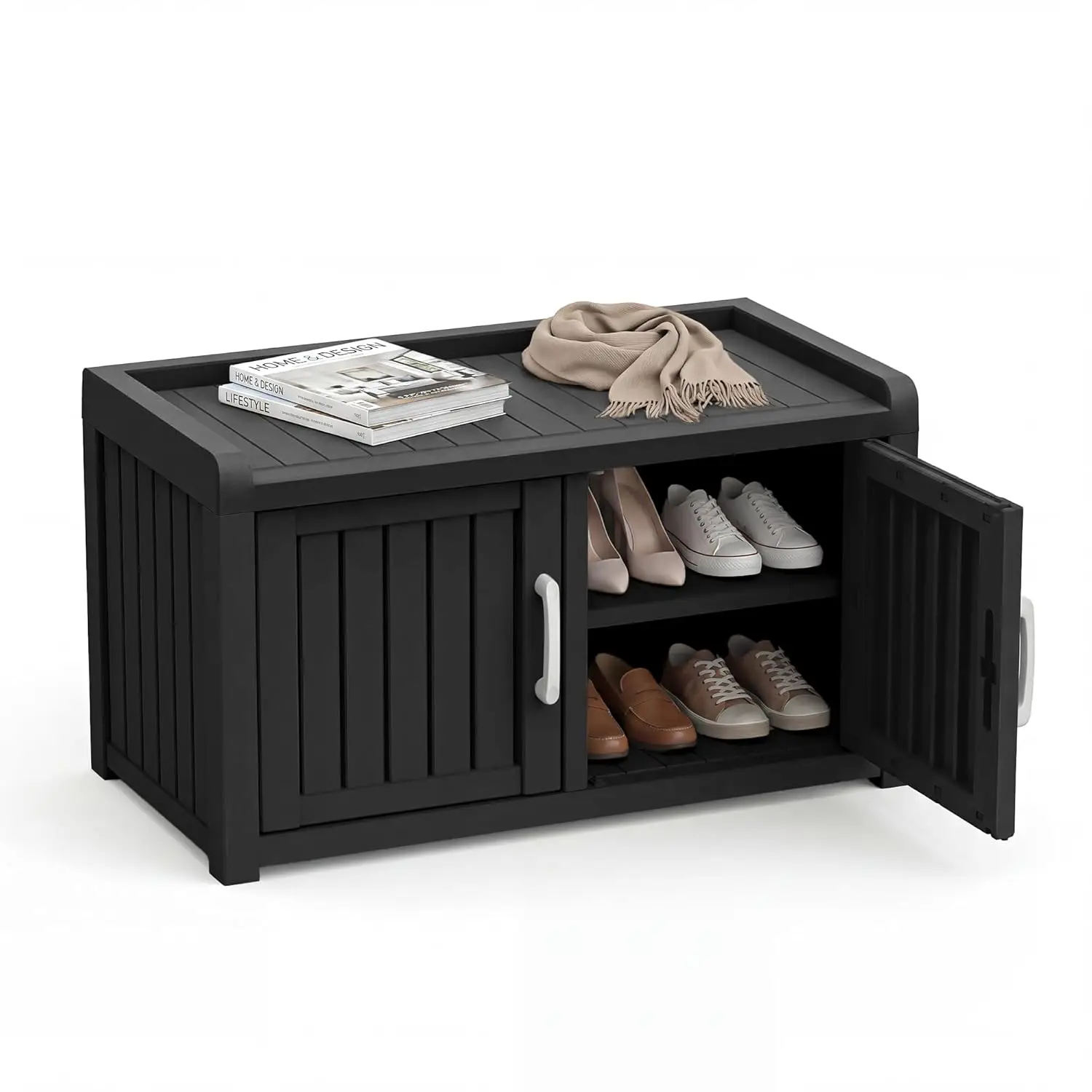 Shoe Cabinet For Entryway - Outdoor Waterproof UV-Resistant Shoe Storage Bench, Adjustable Shelves For Entryway,, Customized
Shoe Cabinet For Entryway - Outdoor Waterproof UV-Resistant Shoe Storage Bench, Adjustable Shelves For Entryway,, Customized
