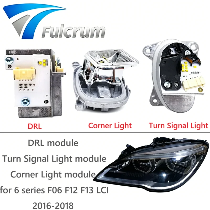 Suitable for BMW 6 series F06 F12 F13 LCI 2014-2018 LED Angel Eyes DRL module Corner Light Turn Signal Light module 63117394901
Suitable for BMW 6 series F06 F12 F13 LCI 2014-2018 LED Angel Eyes DRL module Corner Light Turn Signal Light module 63117394901