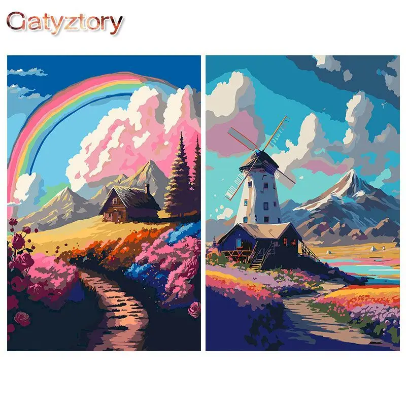 GATYZTORY Paint By Number Rainbow Scenery Drawing On Canvas HandPainted Painting Art Gift DIY Pictures By Number Kits Home Decor
GATYZTORY Paint By Number Rainbow Scenery Drawing On Canvas HandPainted Painting Art Gift DIY Pictures By Number Kits Home Decor