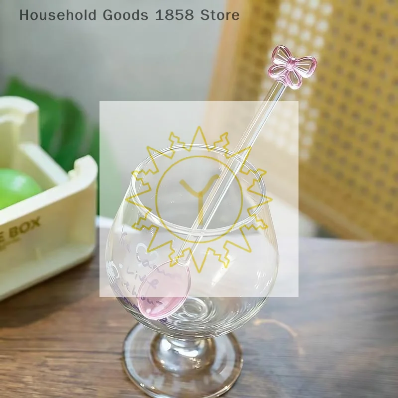 Pink Bow Glass Coffee Spoon, Long-handled Dessert/milk Tea Stirring Spoon, Heat-resistant Teaspoon, Household Kitchen Tool.
Pink Bow Glass Coffee Spoon, Long-handled Dessert/milk Tea Stirring Spoon, Heat-resistant Teaspoon, Household Kitchen Tool.
