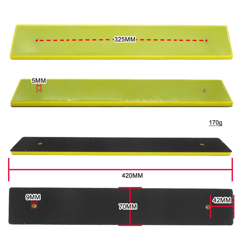 70*420MM Rectangular Hook and Loop Sanding Pad 3Pcs PU Foam Abrasive Tools Grinder Accessories for Sanding Polishing
70*420MM Rectangular Hook and Loop Sanding Pad 3Pcs PU Foam Abrasive Tools Grinder Accessories for Sanding Polishing