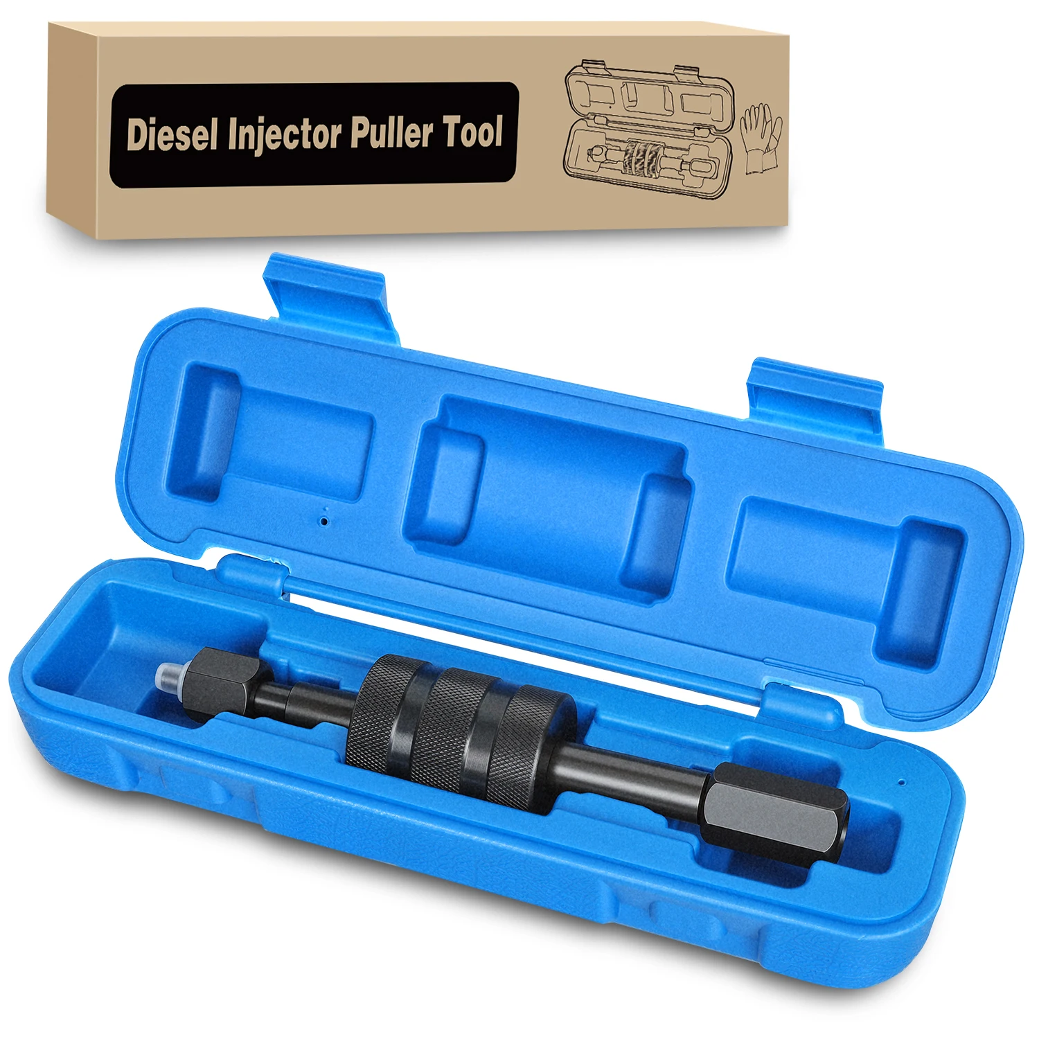 Nilight Diesel Injector Puller Tool with Slide Hammer, Common Rail Fuel Injectors Puller Removal Tool with w M8 M12 M14 Thread Adapter Heavy Duty Injector Remover for Stubborn Diesel Injectors, Blue
Nilight Diesel Injector Puller Tool with Slide Hammer, Common Rail Fuel Injectors Puller Removal Tool with w M8 M12 M14 Thread Adapter Heavy Duty Injector Remover for Stubborn Diesel Injectors, Blue