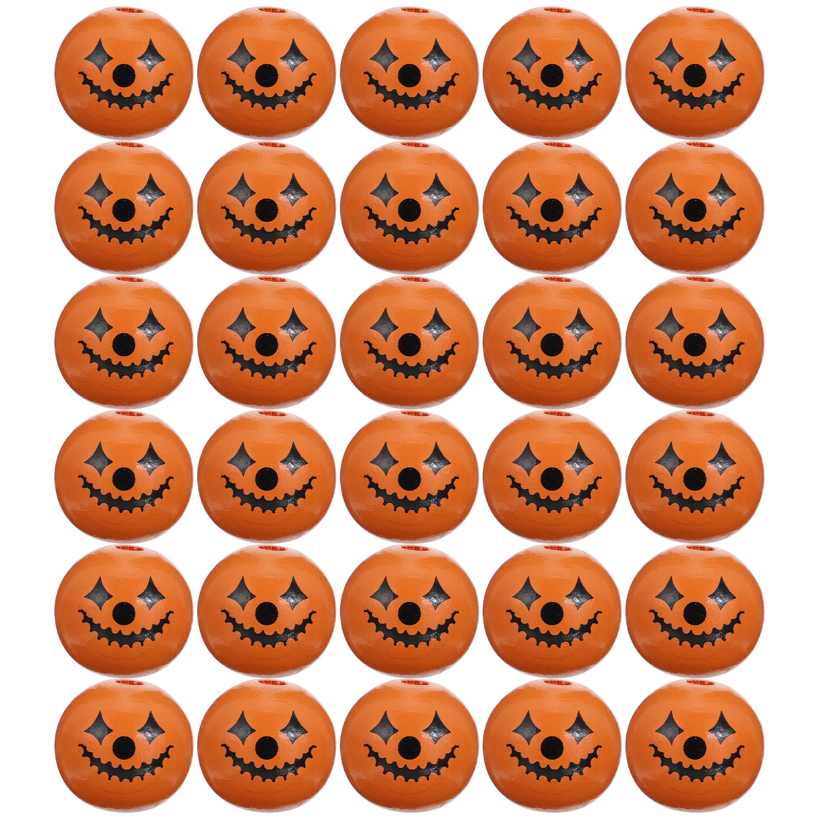 30 Pcs Pumpkin Bead String DIY Wood Spacer Beads Tassel Pendant Printing for Making Decoration
30 Pcs Pumpkin Bead String DIY Wood Spacer Beads Tassel Pendant Printing for Making Decoration