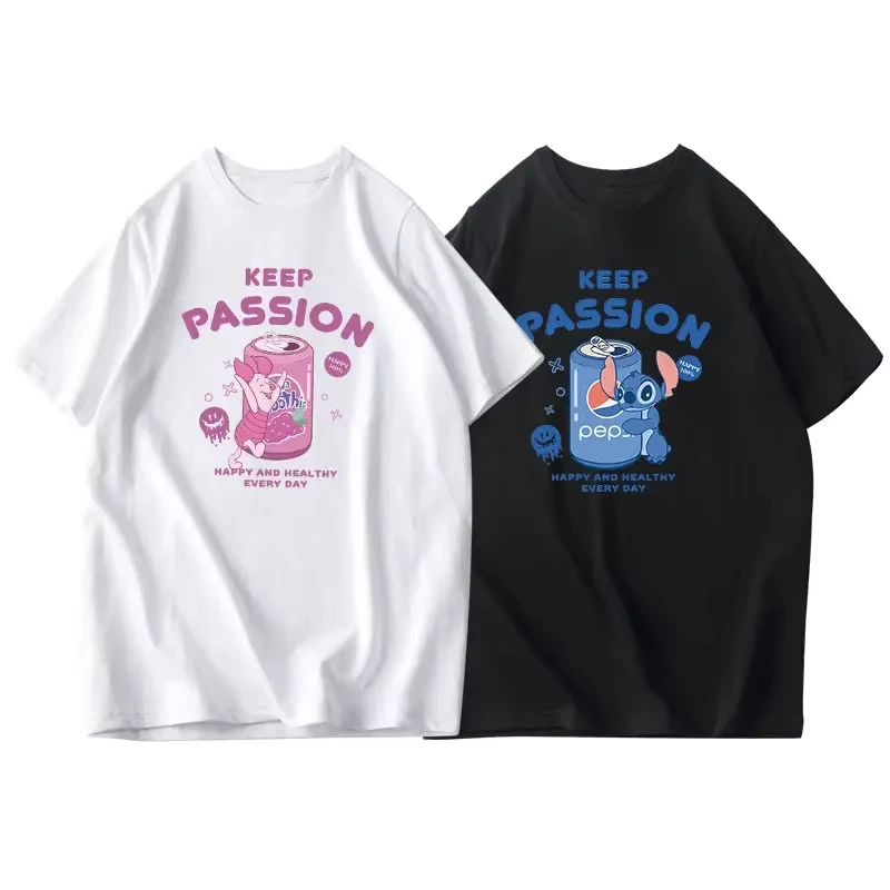 New creative cartoon print T-shirts for summer 2025 loose and fashionable short-sleeved couple tops for men and women
New creative cartoon print T-shirts for summer 2025 loose and fashionable short-sleeved couple tops for men and women