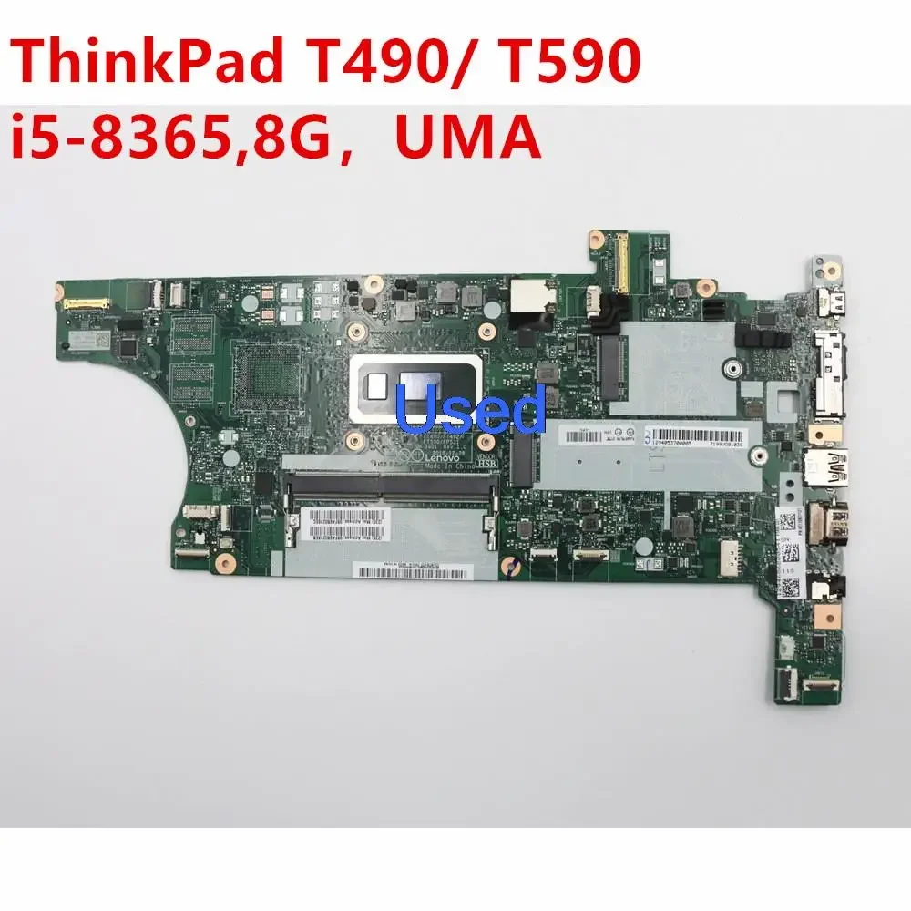 Used Mainboard For Lenovo Thinkpad T490 T590 Motherboard i5-8365U 8GB RAM UMA 01YT397 01YT395
Used Mainboard For Lenovo Thinkpad T490 T590 Motherboard i5-8365U 8GB RAM UMA 01YT397 01YT395