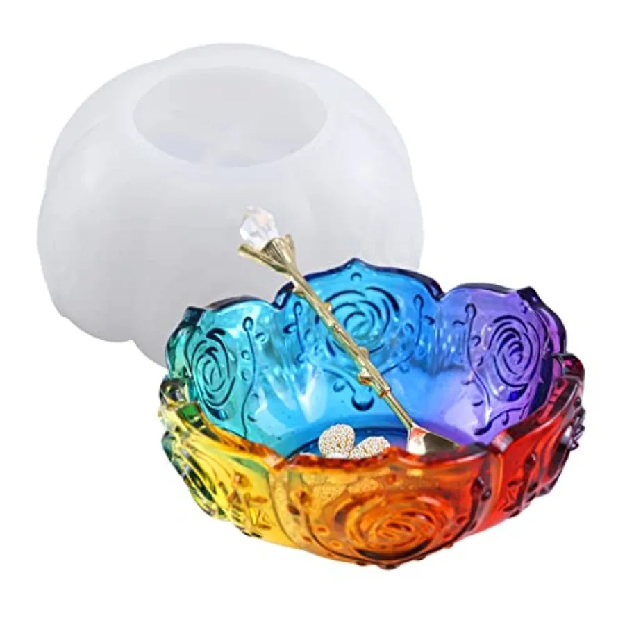 Bowl Resin Casting Molds Silicone Container Epoxy Mold Flower Shape Bowl Jewelry Candle Holder Trinket Box Mold Resin Casting I
Bowl Resin Casting Molds Silicone Container Epoxy Mold Flower Shape Bowl Jewelry Candle Holder Trinket Box Mold Resin Casting I