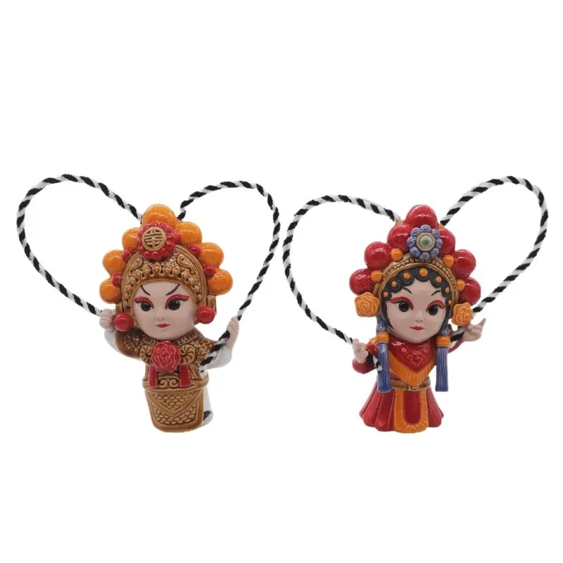 Ceramic opera Huadan, Wenwusheng handmade ornaments, drama Peking Opera face-changing, character creative gifts
Ceramic opera Huadan, Wenwusheng handmade ornaments, drama Peking Opera face-changing, character creative gifts