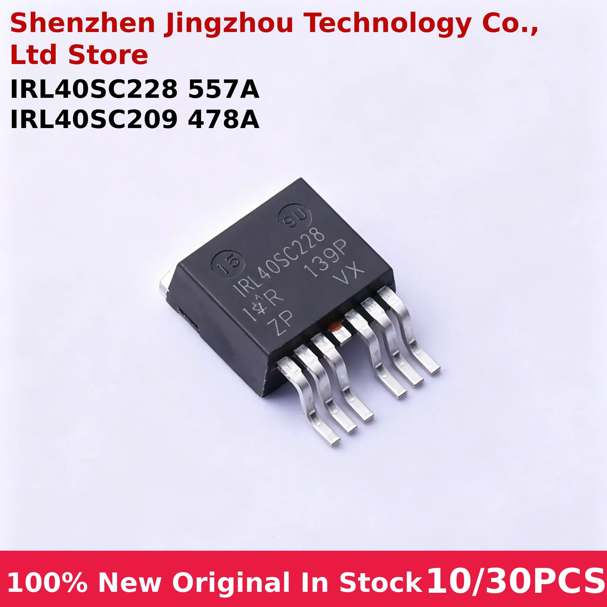 10/30PCS New IRL40SC228 557A 40V 40SC228 L40SC228 TO-263 SMD MOS IRL40SC209 40SC209 40V IC In Stock Wholesale
10/30PCS New IRL40SC228 557A 40V 40SC228 L40SC228 TO-263 SMD MOS IRL40SC209 40SC209 40V IC In Stock Wholesale