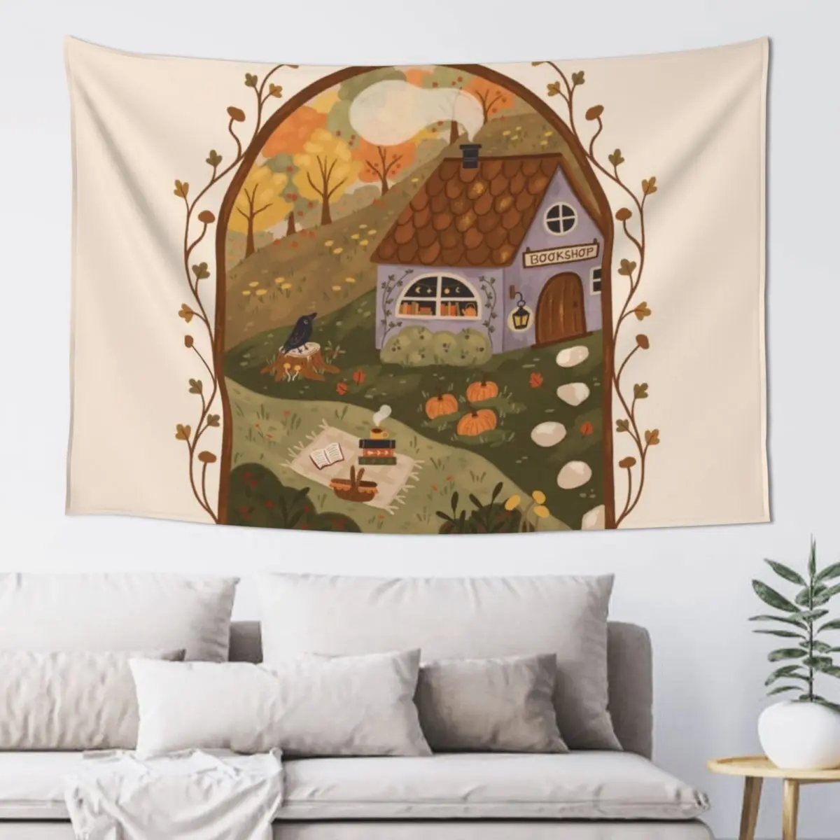 Autumn Bookshop Tapestry Room Decorations Aesthetic Wallpapers Home Decor Christmas Decoration Tapestry
Autumn Bookshop Tapestry Room Decorations Aesthetic Wallpapers Home Decor Christmas Decoration Tapestry