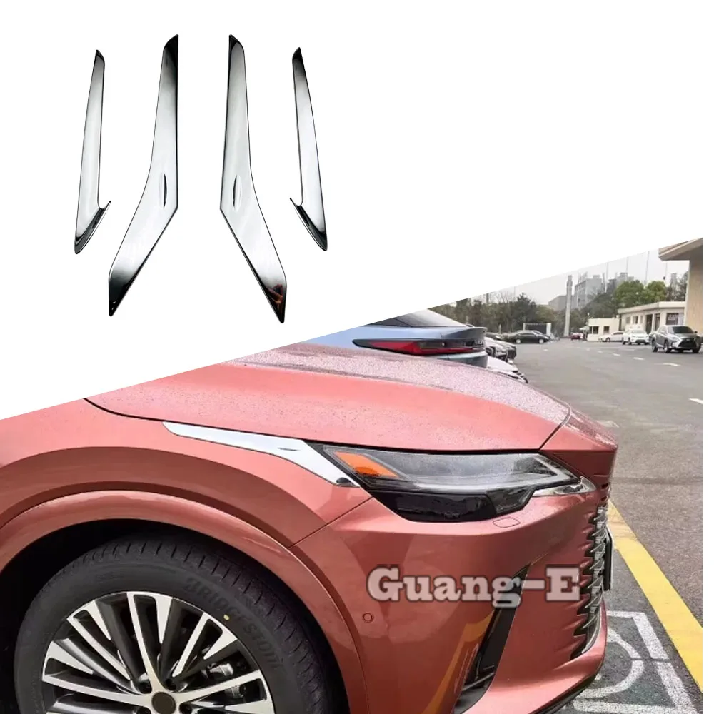 For Lexus RX 350 350h 450h+ 500h 2022 2023 2024 ABS Mirror Car Headlight Eyebrow Light Cover Trim Cover Trim 4Pcs Accessories 
For Lexus RX 350 350h 450h+ 500h 2022 2023 2024 ABS Mirror Car Headlight Eyebrow Light Cover Trim Cover Trim 4Pcs Accessories