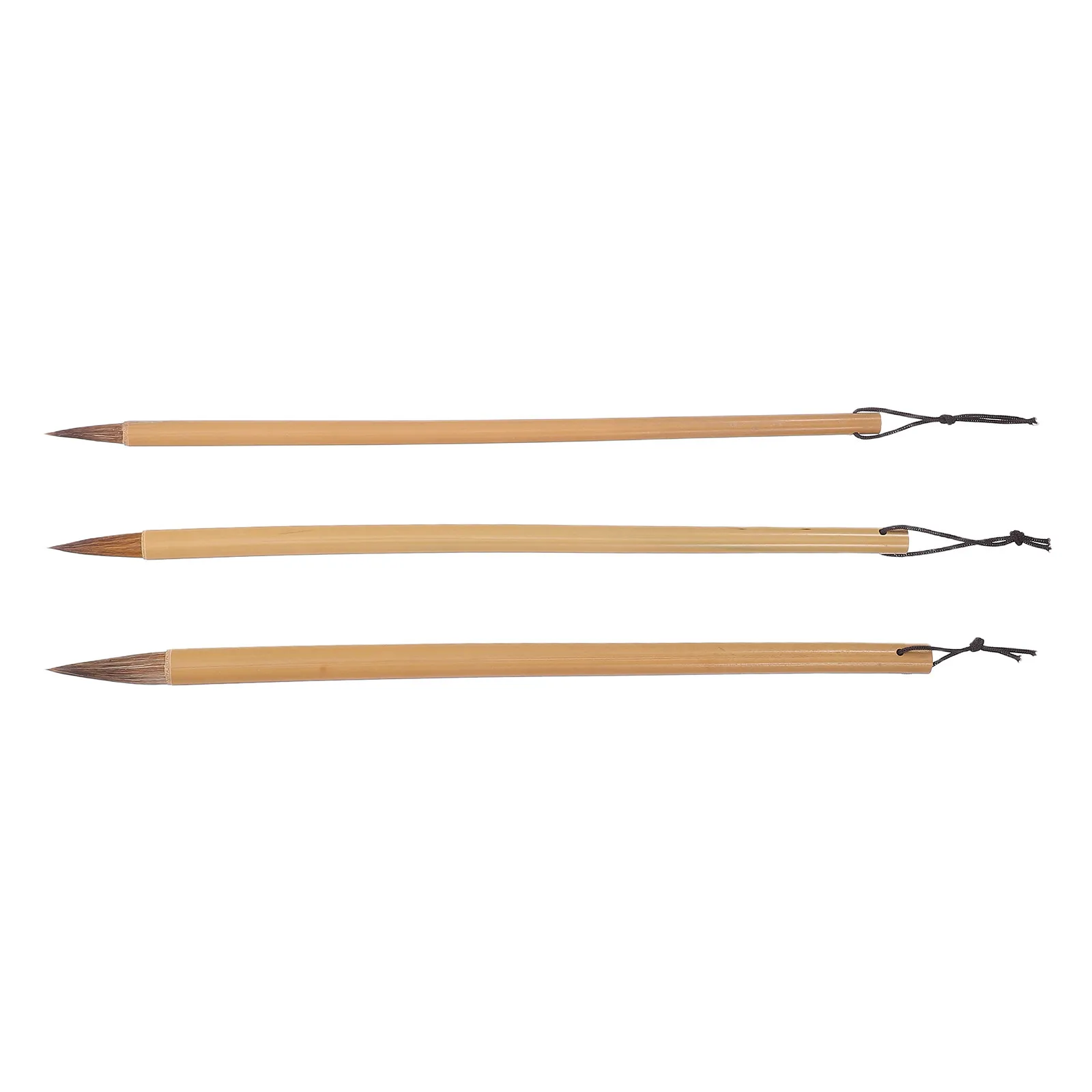 3Pcs Chinese Calligraphy Brush Set Bamboo Handle Wolf Hair Ink Painting Brushes for Calligraphy Drawing Japanese Watercolor Art
3Pcs Chinese Calligraphy Brush Set Bamboo Handle Wolf Hair Ink Painting Brushes for Calligraphy Drawing Japanese Watercolor Art