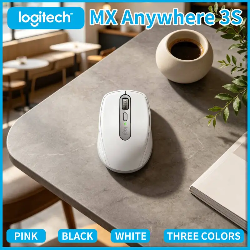 Logitech MX Anywhere 3S Travel Mouse - 8K DPI Glass Tracking, Hyper-Scroll, Silent Click, USB-C Quick Charge, Anti-Slip Grip
Logitech MX Anywhere 3S Travel Mouse - 8K DPI Glass Tracking, Hyper-Scroll, Silent Click, USB-C Quick Charge, Anti-Slip Grip