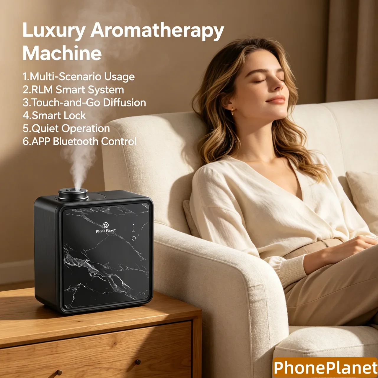 52972ft³ Smart Luxury household Aroma Diffuser Air Fresheners Sprayer Air Purifier Air Deodorizer RLM Smart System App Control
52972ft³ Smart Luxury household Aroma Diffuser Air Fresheners Sprayer Air Purifier Air Deodorizer RLM Smart System App Control