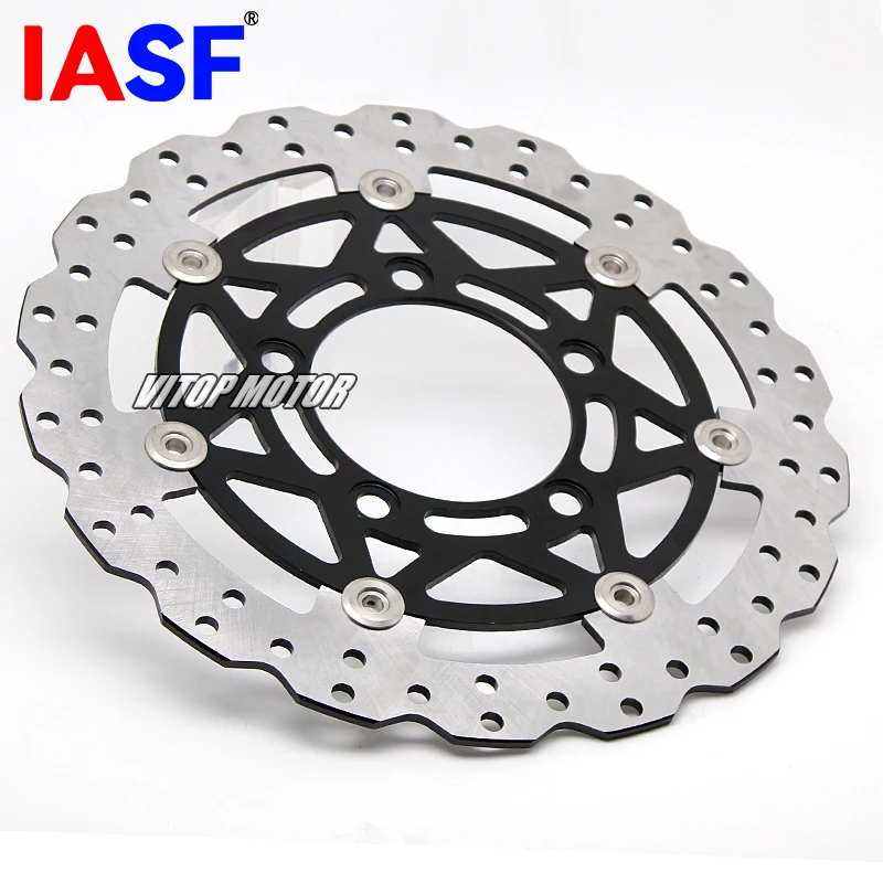 IASF Motorcycle Front Floating Brake Disc Rotor for KYMCO Xciting 400 S400 CK400T-10 Disc Brake Disks 280mm Diameter
IASF Motorcycle Front Floating Brake Disc Rotor for KYMCO Xciting 400 S400 CK400T-10 Disc Brake Disks 280mm Diameter