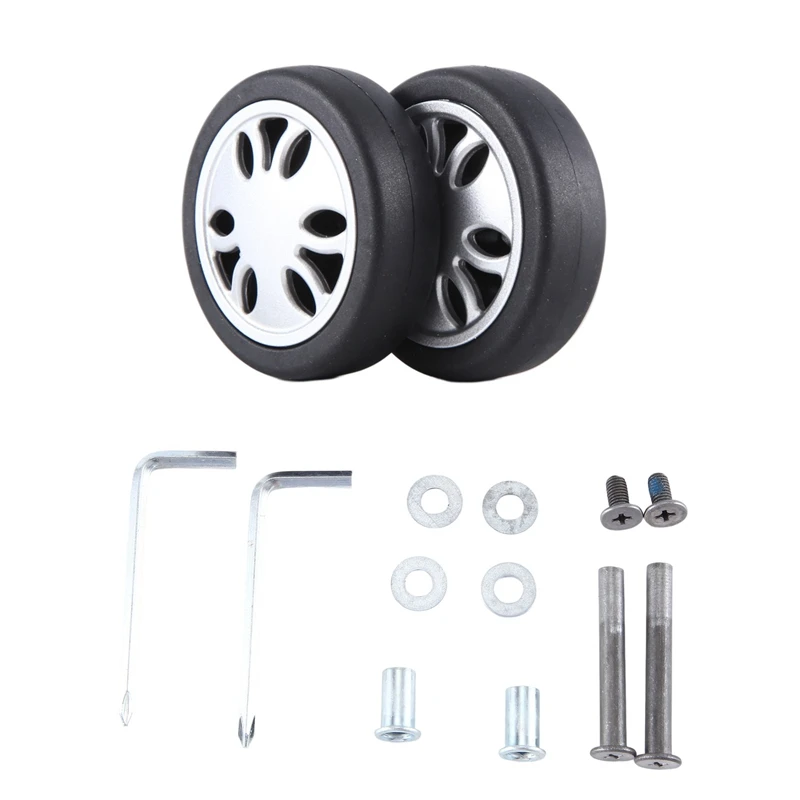 1 Set Replacement Wear Resistant PU Caster Suitcase Replacement Wheel Universal 6/8Mm Hole
1 Set Replacement Wear Resistant PU Caster Suitcase Replacement Wheel Universal 6/8Mm Hole