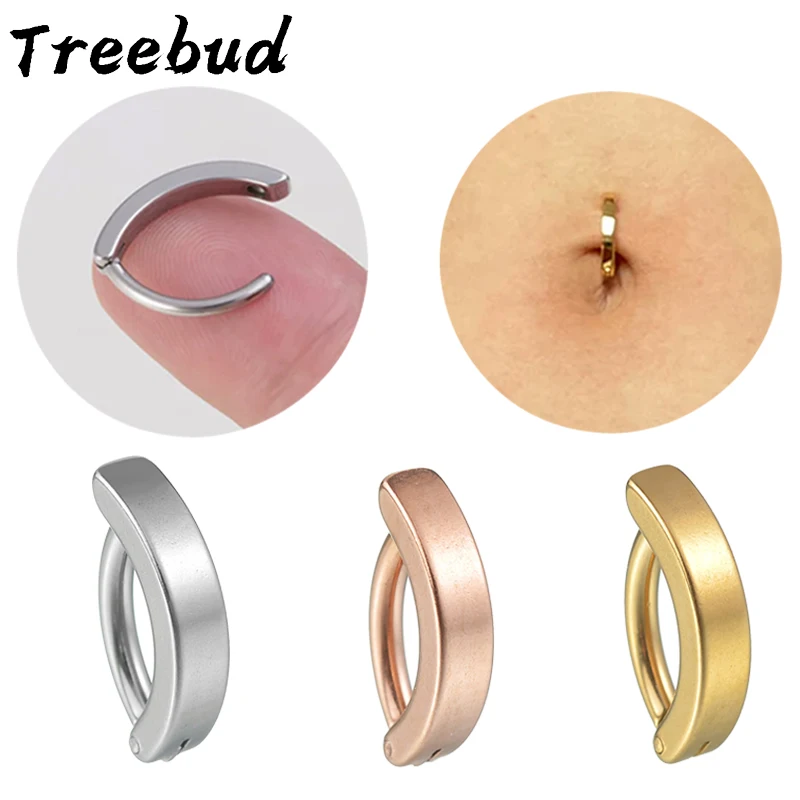 Модные кольца для пирсинга пупка Treebud из нержавеющей стали, простые кольца для пирсинга пупка, ювелирные изделия для тела
Модные кольца для пирсинга пупка Treebud из нержавеющей стали, простые кольца для пирсинга пупка, ювелирные изделия для тела