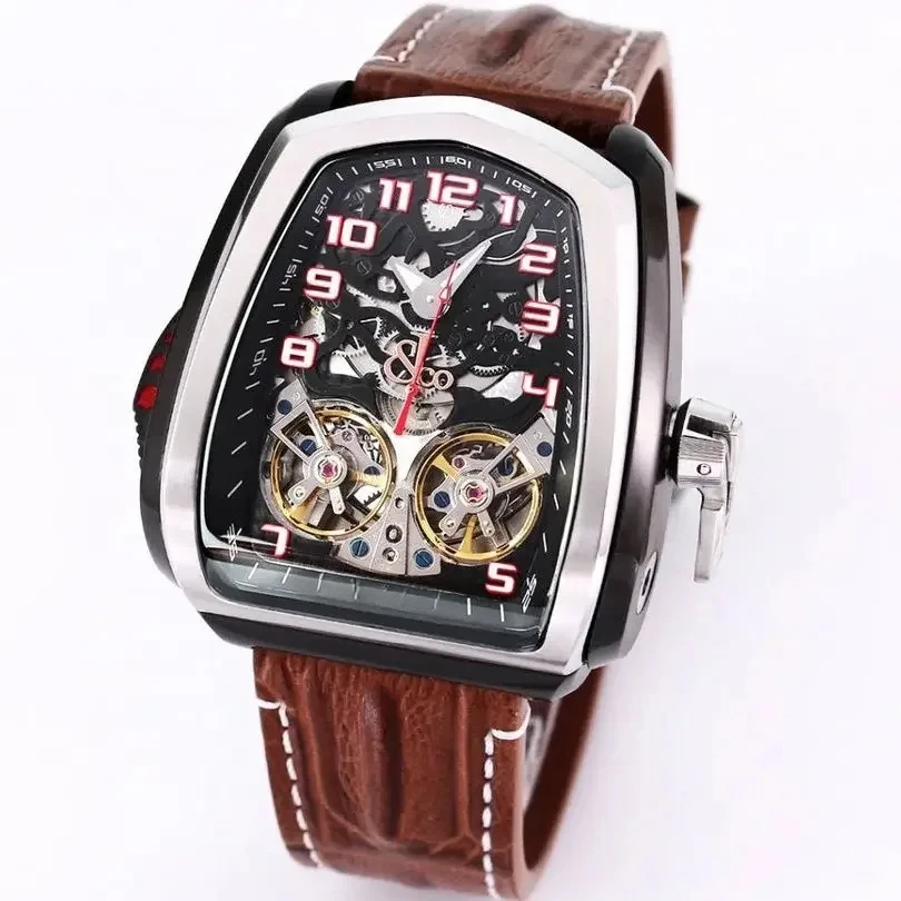 double cruiser turbocharged 100M waterproof full-automatic mechanical wristwatch Tourbillon
double cruiser turbocharged 100M waterproof full-automatic mechanical wristwatch Tourbillon