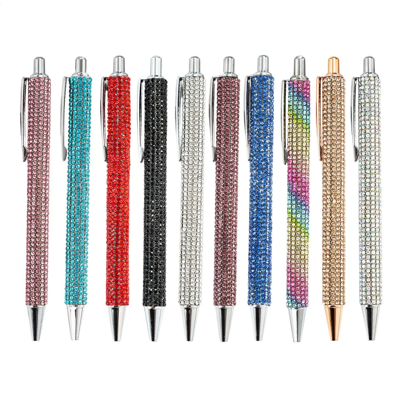 1pc Glitter Ballpoint Pens Retractable Ink Rhinestone Pen With Crystal Bling For Kids Students Sketching Exams Note Taking
1pc Glitter Ballpoint Pens Retractable Ink Rhinestone Pen With Crystal Bling For Kids Students Sketching Exams Note Taking