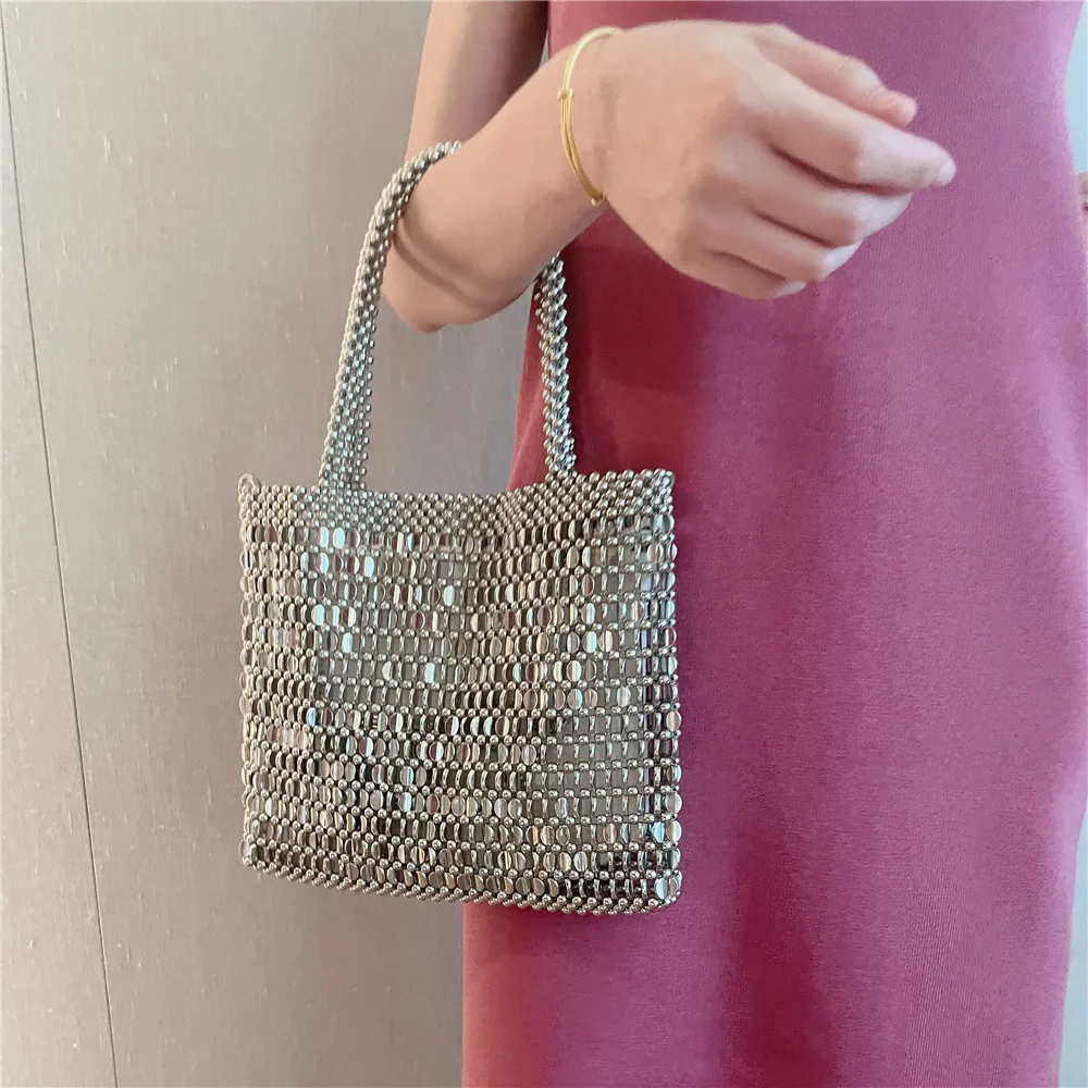 Sparkling Metal Bead Sequin Handbags Chain Included For Crossbody Style Great Value For Trendy Look Perfect For Party&daily Wear
Sparkling Metal Bead Sequin Handbags Chain Included For Crossbody Style Great Value For Trendy Look Perfect For Party&daily Wear