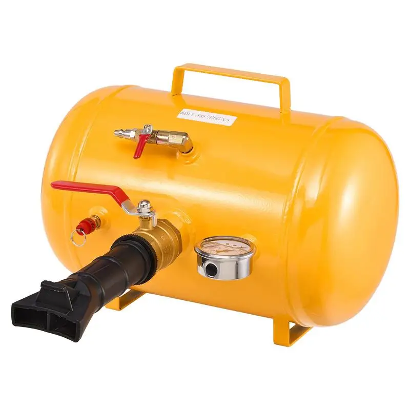 Pneumatic Tire Seater 5 Gallon For Pickup Truck ATV, Air Trigger Inflator 87-116 PSI Pressure Heavy Duty Iron Tank Construction Yellow Finish Professional Garage Equipment Maintenance Tool Kit Accessory
Pneumatic Tire Seater 5 Gallon For Pickup Truck ATV, Air Trigger Inflator 87-116 PSI Pressure Heavy Duty Iron Tank Construction Yellow Finish Professional Garage Equipment Maintenance Tool Kit Accessory