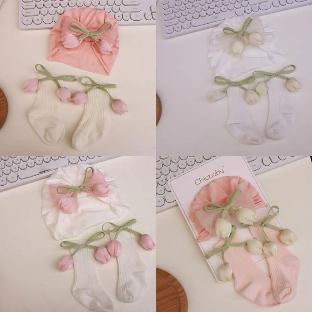 Cute Sweet Bow Newborn Cap Socks Set Elastic Kids Photography Props Girls Long Sock Fulip Flower Baby Beanies Newborn
Cute Sweet Bow Newborn Cap Socks Set Elastic Kids Photography Props Girls Long Sock Fulip Flower Baby Beanies Newborn