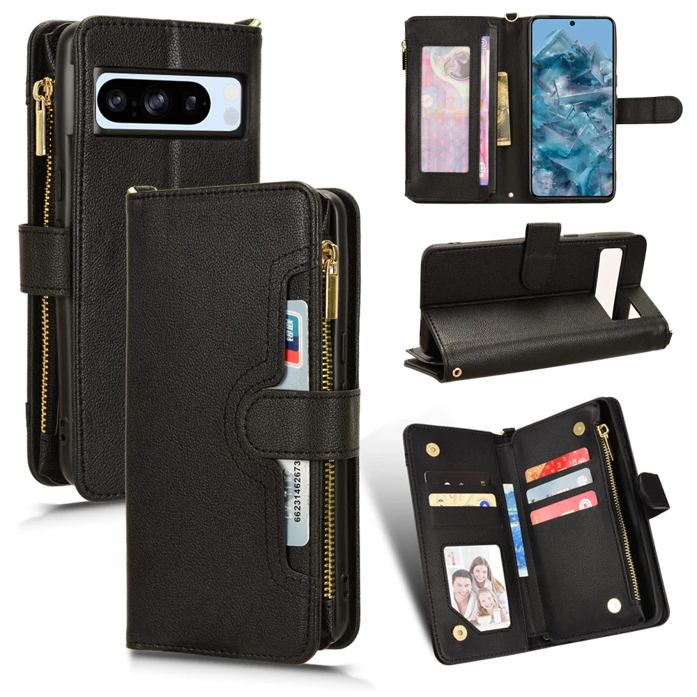Wallet Zipper Flip Leather Case For Google Pixel 8 7 7A 6 6A 5 Pro Leather Cases Card Slot Lanyard Zipper Wallet Phone Case
Wallet Zipper Flip Leather Case For Google Pixel 8 7 7A 6 6A 5 Pro Leather Cases Card Slot Lanyard Zipper Wallet Phone Case