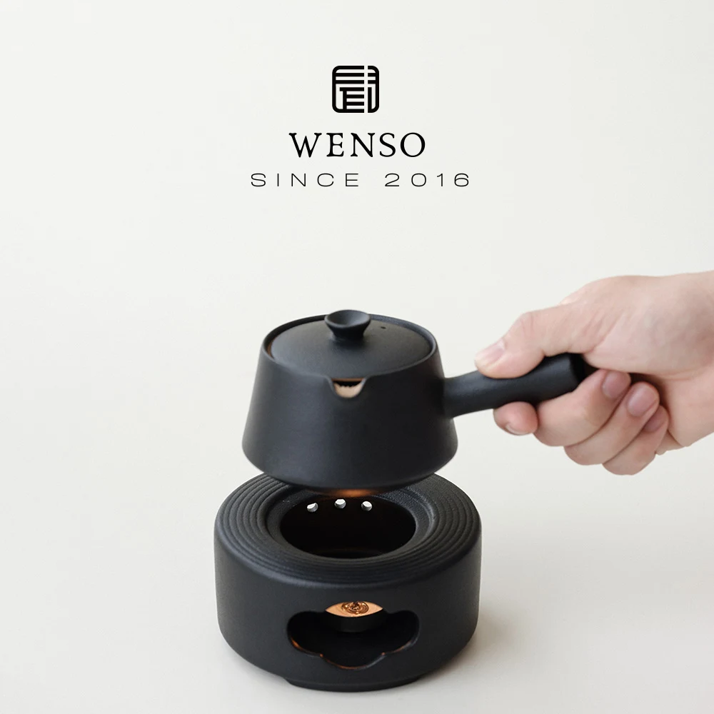 Wusei Black Sand Raku Tea Warmer Simple Zen Style Home Use Tea Boiler Heating Insulation Tea Stove Ceramic Japanese Style
Wusei Black Sand Raku Tea Warmer Simple Zen Style Home Use Tea Boiler Heating Insulation Tea Stove Ceramic Japanese Style