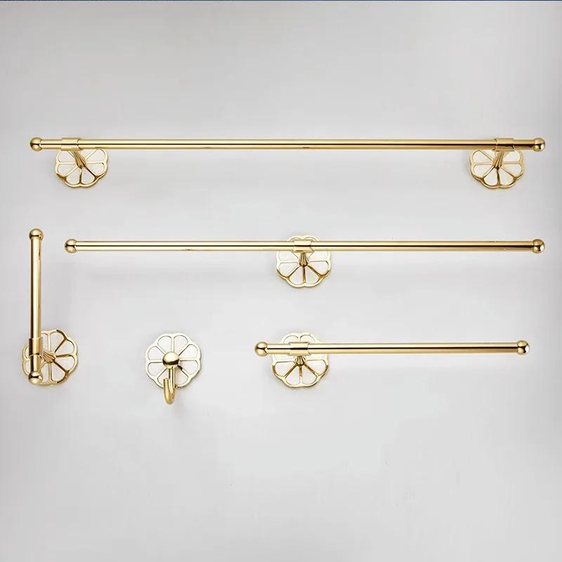 Custom Bathroom Towel Rack Gold Shower Wall Mounted Storage Rack Light Luxury Hardware No Drilling
Custom Bathroom Towel Rack Gold Shower Wall Mounted Storage Rack Light Luxury Hardware No Drilling